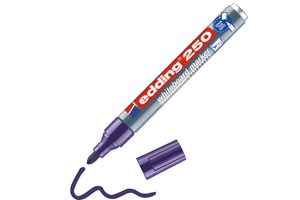 edding 250 Whiteboardmarker violett, Rundspitze 1,5-3 mm (EAN 4004764012985)