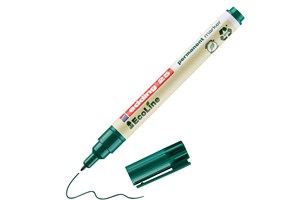 edding 25 EcoLine Permanentmarker Grün, Rundspitze 1 mm (EAN 4004764971657)