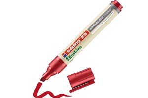 edding 29 EcoLine Whiteboardmarker rot, Keilspitze 1-5 mm (EAN 4004764918478)
