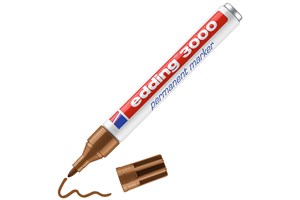 edding 3000 Permanentmarker ocker, Rundspitze 1,5-3 mm (EAN 4004764008087)
