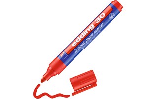 edding 30 Brilliant-Papiermarker rot, Rundspitze 1,5-3 mm (EAN 4004764305094)