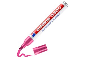 edding 3300 Permanentmarker rosa, Keilspitze 1-5 mm (EAN 4004764010271)