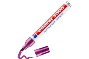 edding 3300 Permanentmarker rot-violett, Keilspitze 1-5 mm (EAN 4004764010387)
