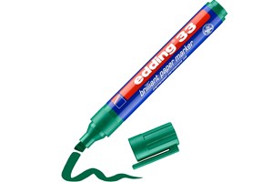 edding 33 Brilliant-Papiermarker grün, Keilspitze 1-5 mm (EAN 4004764304882)