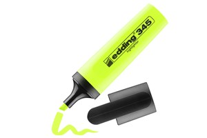 edding 345 Textmarker gelb, Keilspitze 2-5 mm (EAN 4004764841547)