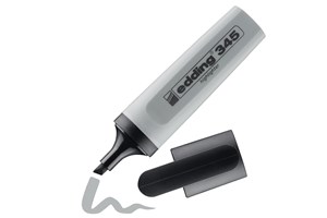 edding 345 Textmarker silbergrau, Keilspitze 2-5 mm (EAN 4004764841592)