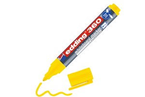 edding 360 Whiteboardmarker gelb, Rundspitze 1,5-3 mm (EAN 4004764924585)