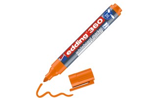 edding 360 Whiteboardmarker orange, Rundspitze 1,5-3 mm (EAN 4004764924615)