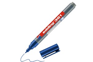 edding 361 Whiteboardmarker blau, Rundspitze 1 mm (EAN 4004764104581)