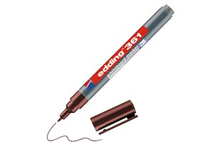 edding 361 Whiteboardmarker braun, Rundspitze 1 mm (EAN 4004764925025)