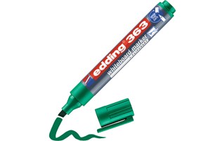 edding 363 Whiteboardmarker grün, Keilspitze 1-5 mm (EAN 4004764000418)