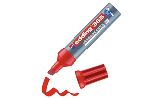 edding 365 Whiteboardmarker rot, Keilspitze 2-7 mm (EAN 4004764105359)