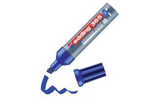 edding 365 Whiteboardmarker blau, Keilspitze 2-7 mm (EAN 4004764105380)