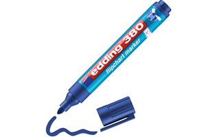 edding 380 Flipchartmarker blau, Rundspitze 1,5-3 mm (EAN 4004764013142)