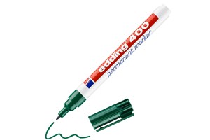 edding 400 Permanentmarker grün, Rundspitze 1 mm (EAN 4004764315802)