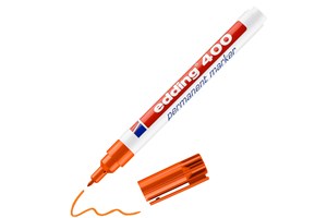 edding 400 Permanentmarker orange, Rundspitze 1 mm (EAN 4004764315826)