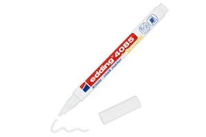 edding 4085 Kreidemarker weiß, Rundspitze 1-2 mm (EAN 4057305034663)