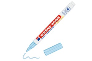 edding 4085 Kreidemarker pastellblau, Rundspitze 1-2 mm (EAN 4057305036841)