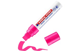 edding 4090 Kreidemarker neonrosa, Keilspitze 4-15 mm (EAN 4004764787944)