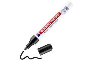 edding 4095 Kreidemarker schwarz, Rundspitze 2-3 mm (EAN 4004764788002)