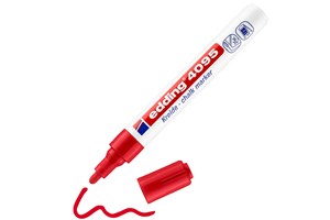 edding 4095 Kreidemarker rot, Rundspitze 2-3 mm (EAN 4004764788033)