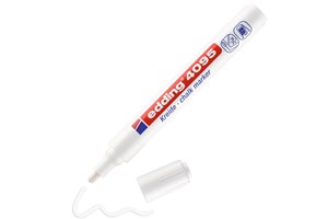 edding 4095 Kreidemarker weiß, Rundspitze 2-3 mm (EAN 4004764788125)
