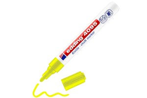 edding 4095 Kreidemarker neongelb, Rundspitze 2-3 mm (EAN 4004764887538)