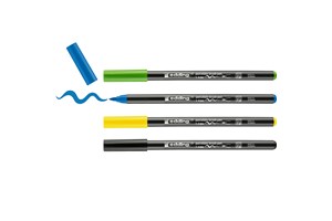 edding 4200 Porzellanpinselstift 4er Set sortiert 1, Pinselspitze 1-4 mm (EAN 4004764970094)