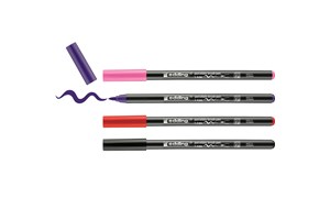 edding 4200 Porzellanpinselstift 4er Set sortiert 2, Pinselspitze 1-4 mm (EAN 4004764970124)
