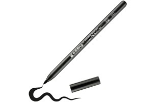 edding 4200 Porzellanpinselstift schwarz, Pinselspitze 1-4 mm (EAN 4004764927845)