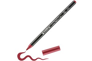 edding 4200 Porzellanpinselstift karminrot, Pinselspitze 1-4 mm (EAN 4004764988570)