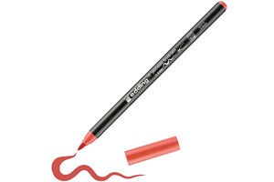 edding 4200 Porzellanpinselstift korallenrot, Pinselspitze 1-4 mm (EAN 4057305073686)