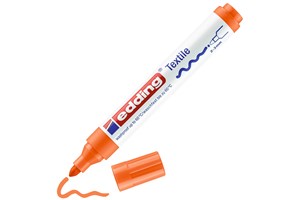 edding 4500 Textilmarker orange, Rundspitze 2-3 mm (EAN 4004764014460)