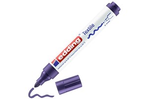 edding 4500 Textilmarker violett, Rundspitze 2-3 mm (EAN 4004764014545)
