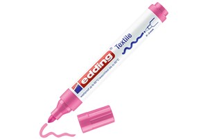 edding 4500 Textilmarker rosa, Rundspitze 2-3 mm (EAN 4004764014583)