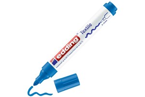 edding 4500 Textilmarker hellblau, Rundspitze 2-3 mm (EAN 4004764014620)