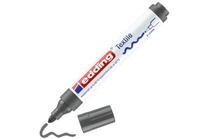edding 4500 Textilmarker grau, Rundspitze 2-3 mm (EAN 4004764014835)