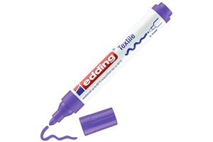 edding 4500 Textilmarker neonviolett, Rundspitze 2-3 mm (EAN 4004764014958)