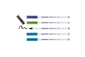 edding 4600 Textilstift 5er-Set sortiert (001, 003, 010, 011, 033), Rundspitze 1 mm (EAN 4057305013255)
