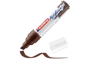 edding 5000 Acrylmarker breit schokoladenbraun, Keilspitze 5-10 mm (EAN 4057305026477)