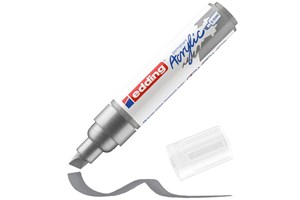 edding 5000 Acrylmarker breit silber, Keilspitze 5-10 mm (EAN 4057305026026)