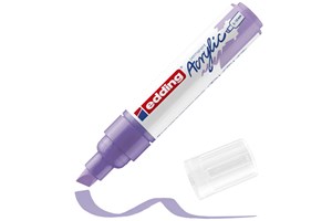 edding 5000 Acrylmarker breit helllavendel matt, Keilspitze 5-10 mm (EAN 4057305078261)