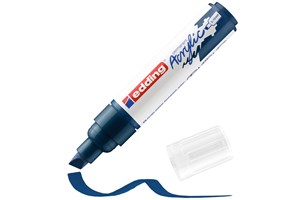 edding 5000 Acrylmarker breit elegant nachtblau, Keilspitze 5-10 mm (EAN 4057305026293)