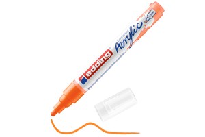 edding 5100 Acrylmarker medium neonorange, Rundspitze 2-3 mm (EAN 4057305027405)