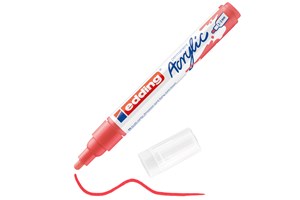 edding 5100 Acrylmarker medium koralle, Rundspitze 2-3 mm (EAN 4057305078230)