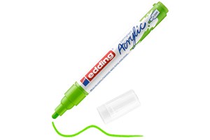 edding 5100 Acrylmarker medium gelbgrün, Rundspitze 2-3 mm (EAN 4057305026897)