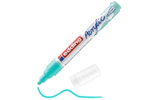 edding 5100 Acrylmarker medium opulent türkis, Rundspitze 2-3 mm (EAN 4057305026989)