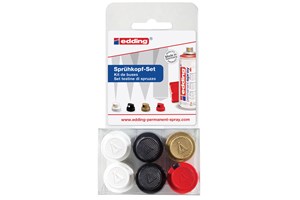 edding 5200 N Sprühkopf-Set 6er Set sortiert (EAN 4004764957101)