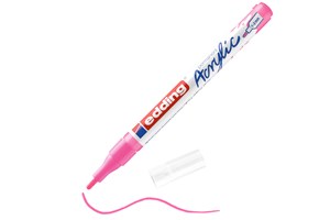 edding 5300 Acrylmarker fein neonpink, Rundspitze 1-2 mm (EAN 4057305027979)