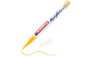 edding 5300 Acrylmarker fein verkehrsgelb, Rundspitze 1-2 mm (EAN 4057305027610)